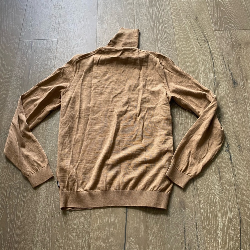 Hugo Boss Men's Brown Turtleneck Sweater